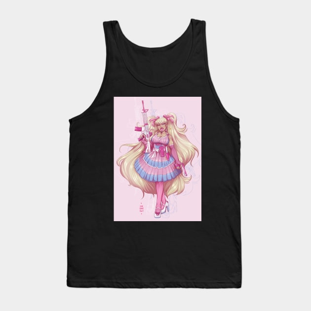 Kawaii fuck you up Tank Top by onesmolhurt